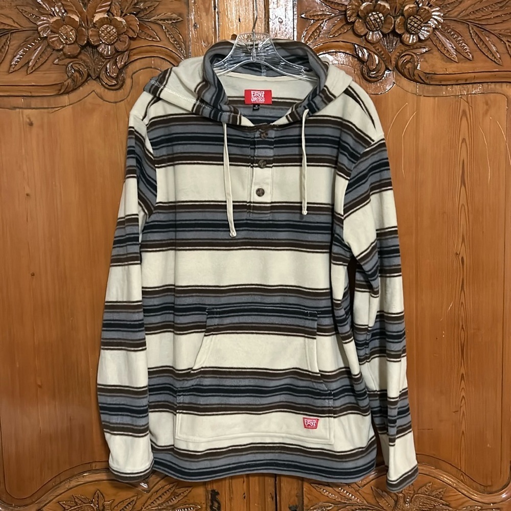 Jacks Surfboards Fifty7 Collection Lightweight Fleece Popover Hoodie